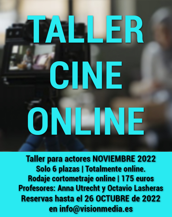 Cartel Talleres Cine Online Noviembre 22